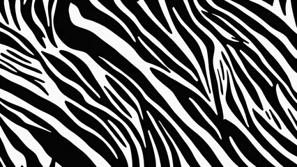 Seamless zebra skin pattern, animal print, 16:9, 300 dpi with space for text 