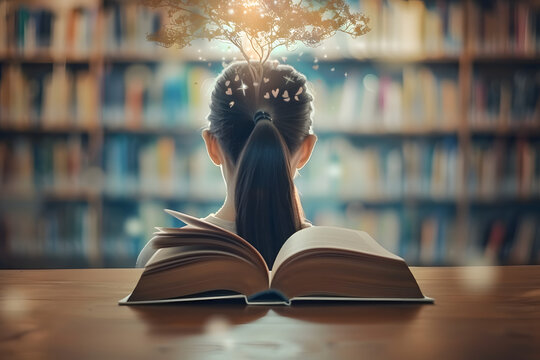 World book day. International literacy day. Reading book concept. World Poetry Day. national library lovers month concept. back to school concept.