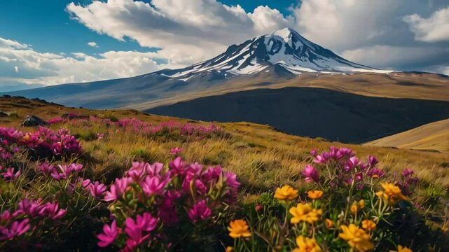 Stunning Mount Aragats Armenia