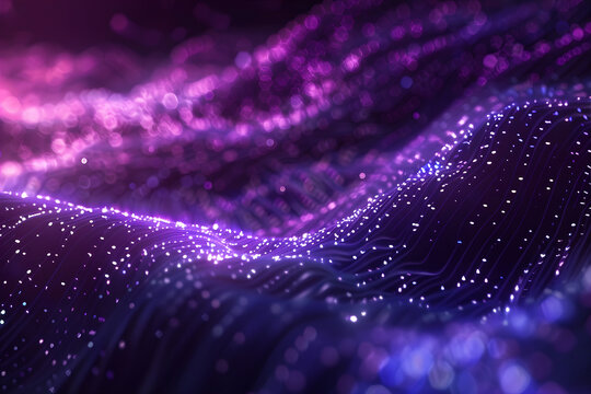 Data waves. Modern neon abstract backdrop. Virtual ciberspace.	
 - Powered by Adobe