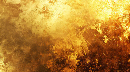 Obraz premium Gold Texture Background: A retro-style background with a shiny golden texture resembling a wall surface from the past.