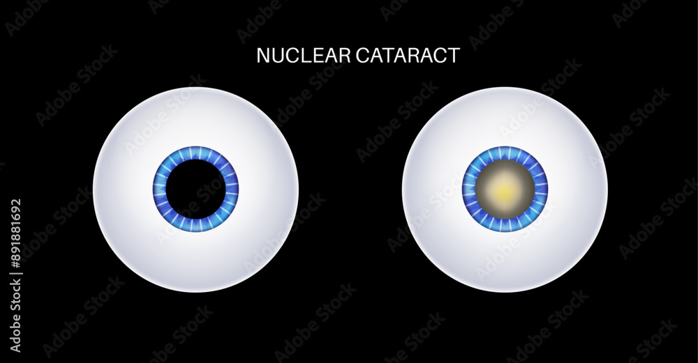 Sticker Cataract eye disease