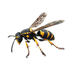 Photo of Wasp isolated on transparent background