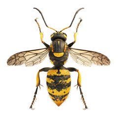 Photo of Wasp isolated on transparent background