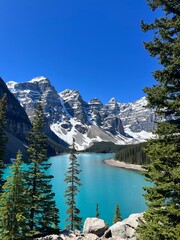 lake in banff national park country