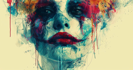 person in a mask