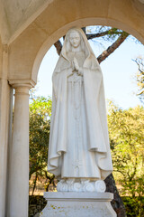 Our Lady's monument marking the spot of the fourth apparition of Our Lady of Fatima on 19 August...