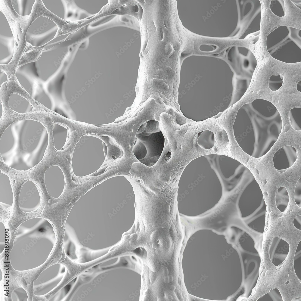 Aufkleber a close-up of a complex network of interconnected structures. ai.