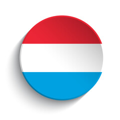 Luxembourg flag button