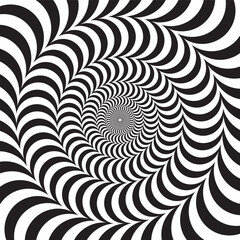 Optical Illusion vector background pattern