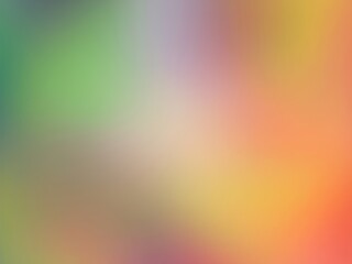The calming blend of green, pink, yellow, and orange hues. the serene transition through green, pink, yellow, and orange in this pastel gradient.