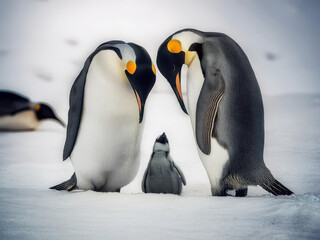 Obraz premium penguins
