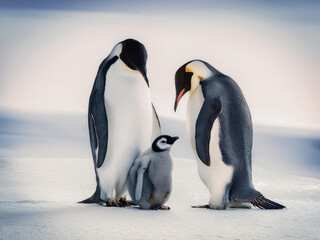 Obraz premium penguins