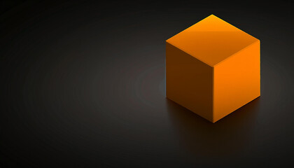 3d Abstract orange background
