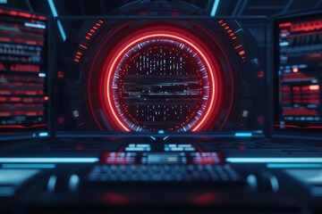 Obraz premium A quality assurance ad highlights an ultramodern