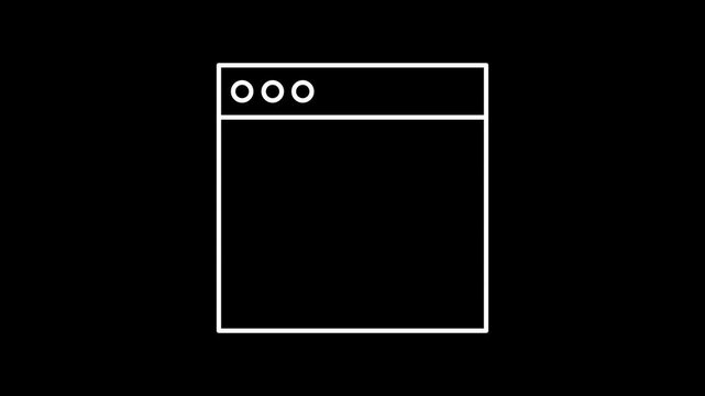 minimalist tab icon animation