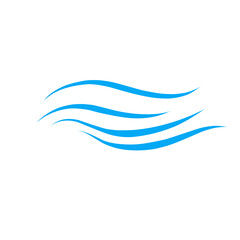 wind gust line icon