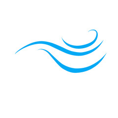 wind gust line icon