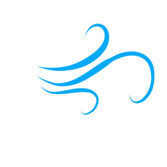 wind gust line icon