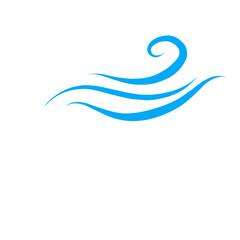 wind gust line icon