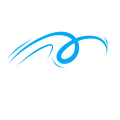 wind gust line icon