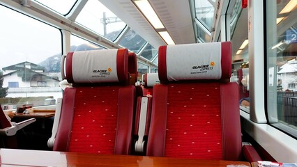 Inside the Swiss Glacier Express