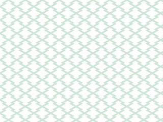 和柄パターンの背景壁紙素材、緑色の松皮菱の模様のベクターイラスト