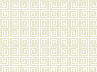 和柄パターンの背景壁紙素材、金色の雷紋の模様のベクターイラスト