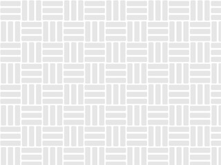 和柄のシームレスなパターン素材、グレーの三崩しの模様のベクターイラスト