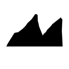 silhouette mountain