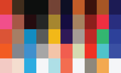 Colour palette trends fo graphic design