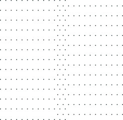 The screentone consists of individual short rows of dots located horizontally.