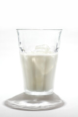 Glass with milk