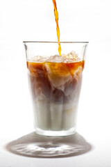 Making Iced Cafe Au Lait 2
