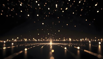 Clear Plain Shiny Soft Vintage Bokeh Cloudy Wave Like Geometric Black Background or Texture