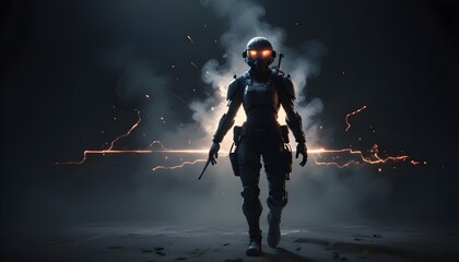 Fototapeta premium Clear Plain Shiny Soft Vintage Bokeh Cloudy Wave Like Geometric Black Background or Texture