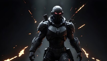 Fototapeta premium Clear Plain Shiny Soft Vintage Bokeh Cloudy Wave Like Geometric Black Background or Texture