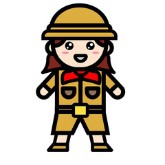 cute female archaeology