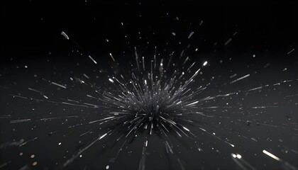 Clear Plain Shiny Soft Vintage Bokeh Cloudy Wave Like Geometric Black Background or Texture