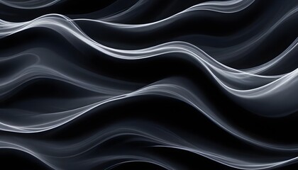 Obraz premium Clear Plain Shiny Soft Vintage Bokeh Cloudy Wave Like Geometric Black Background or Texture