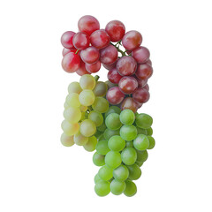 A cluster of fresh, juicy blueberries scattered on a white background, showcasing their rich blue hues and natural beauty