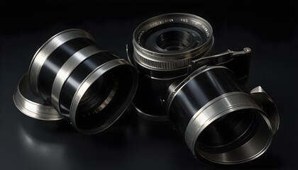 Clear Plain Shiny Soft Vintage Bokeh Cloudy Wave Like Geometric Black Background or Texture