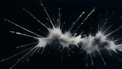 Naklejka premium Clear Plain Shiny Soft Vintage Bokeh Cloudy Wave Like Geometric Black Background or Texture