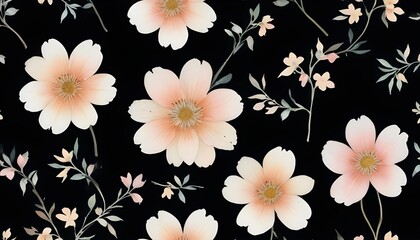 Clear Plain Shiny Soft Vintage Bokeh Cloudy Wave Like Geometric Black Background or Texture