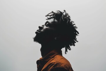 Isolated Rap Artist Producer Posing Thumbnail Painting Portrait  Generative Illustration