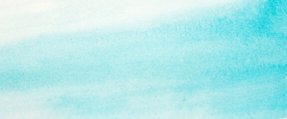 Watercolor background, art abstract surface blue watercolor painting textured design on white paper background, banner, backdrop, template, poster, wallpaper