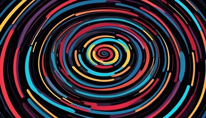 Clear Plain Shiny Soft Vintage Bokeh Cloudy Wave Like Geometric Black Background or Texture