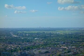 Fototapeta premium A quick day trip from Amsterdam is the port city of Rotterdam