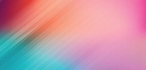 Abstract, colorful background with a smooth gradient. Wavy lines in bright pink, red, and blue colors. Textured banner with space for text.