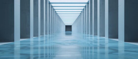 Process improvement visuals present an ultramodern, supernatural scene, with copy space for your customized details